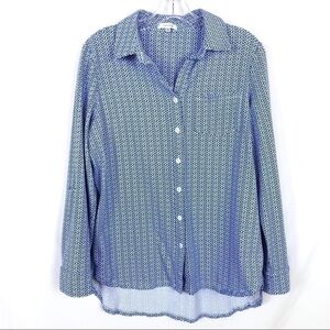 Tyler Böe Blue royal blue and white button down